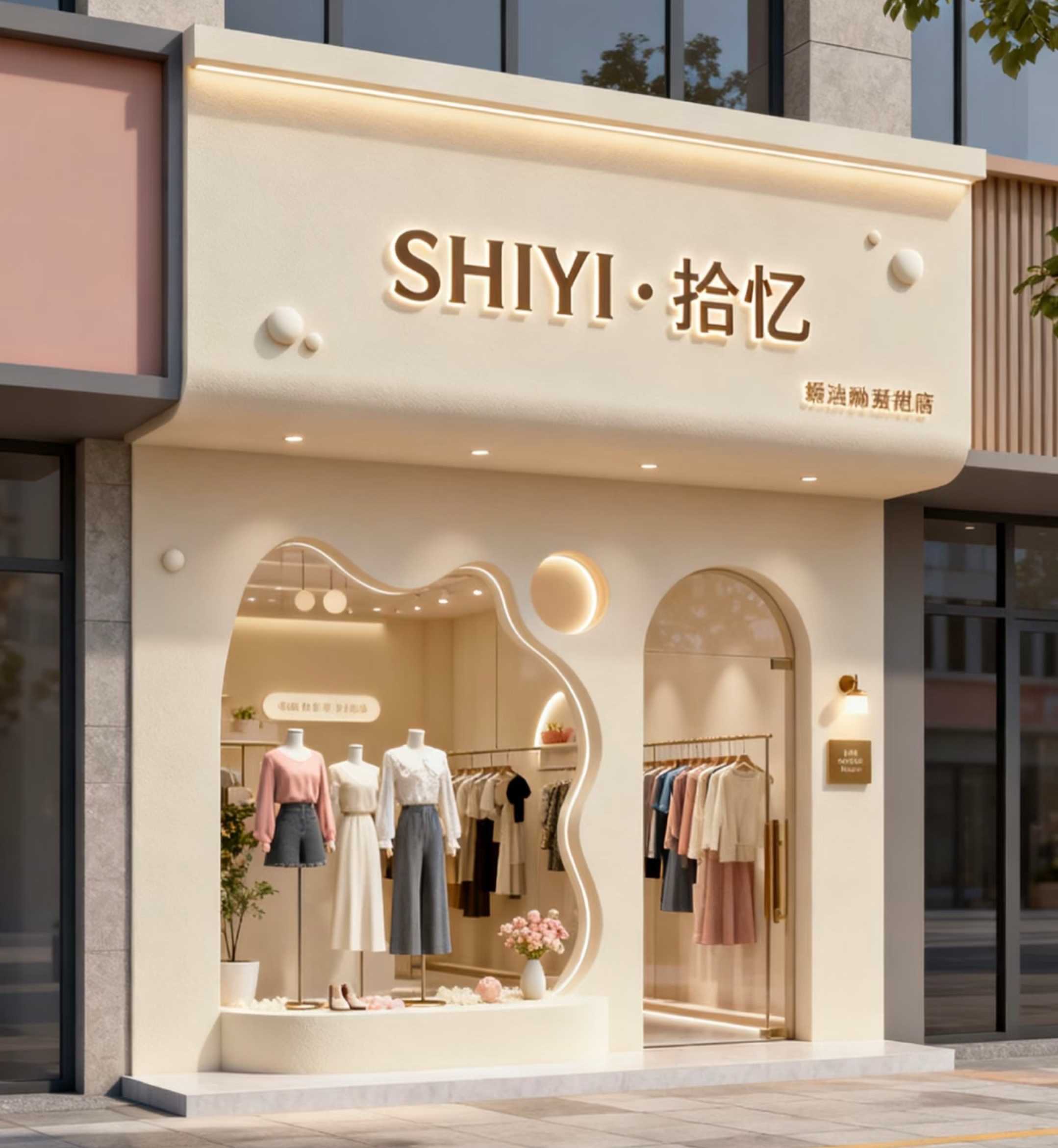 女裝門(mén)頭制作